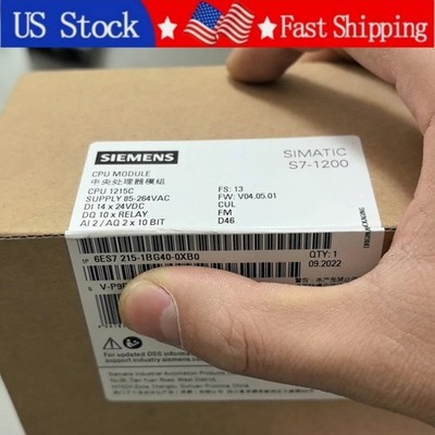 6ES7215-1BG40-0XB0 1PCS Brand New Siemens 6ES7 215-1BG40-0XB0  Fast Shipping