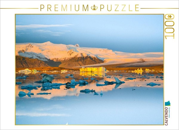 Calvendo Puzzle JöKulsáRlóN, Iceland | 1000 Pieces, Finished Size 25.2 × 18.9 In-image