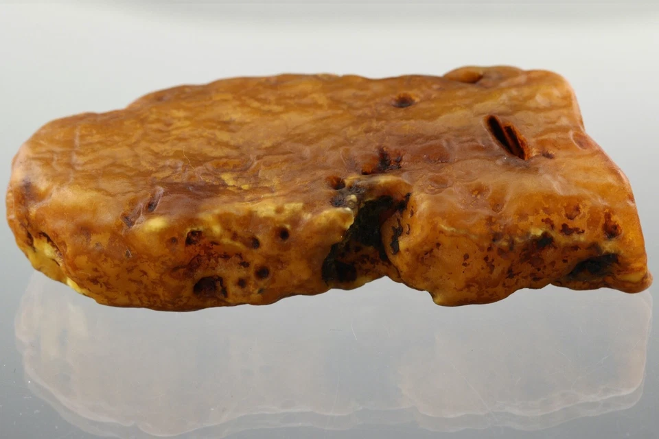 VINTAGE ANTIK echt BALTISCHER BERNSTEIN Butterscotch raues Steinstück 62g... - Bild 3 von 4