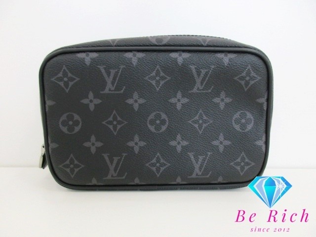 Excellent condition Louis Vuitton Trousseau M43384 Monogram Eclipse Black Gray M