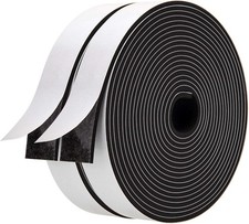 2 Rolls, 1 Inch Wide X 1/8 Inch Thick 33FT long High Density Foam Seal Tape