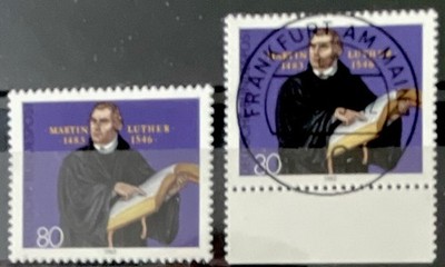 BRD Bund 1983 Nr. 1193 postfrisch und Ersttages - Vollstempel Frankfurt am Main 