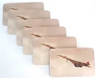 Boxed set of SIX vintage Concorde British Airways coasters
