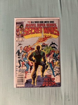 Marvel Comics Secret Wars #11 The Face of Doom 1985 Captain America Boarded