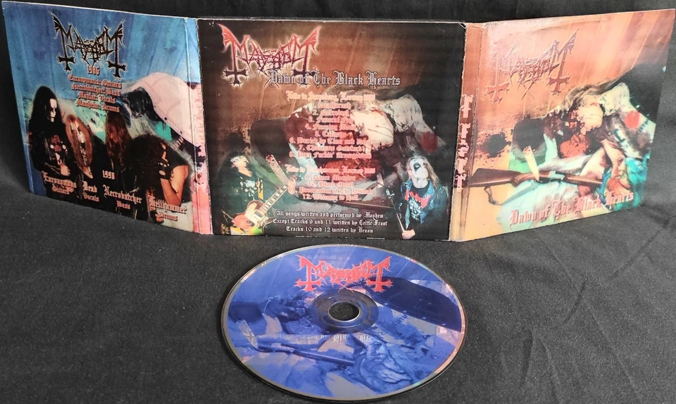 Mayhem The Dawn Of The Black Hearts CD Digi-Pack Not On Label Euronymous Dead
