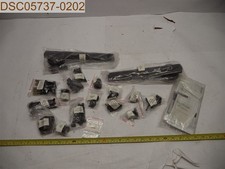 Kit de herrajes para puerta de granero puerta de entrada preacabada negro mate recto 78/83 6496979
