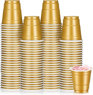 100 Pack 2 Oz Thanksgiving Plastic Shot Cups, Mini Disposable Shot Glasses 2 Oz
