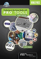 Producing in the Home Studio Pro Tools Protools Software Training Book CD