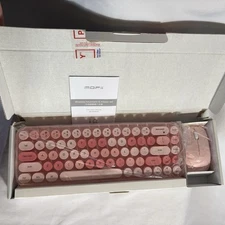 MOFII Wireless Keyboard and Mouse Pink Great ASMR keyboard
