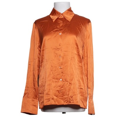 Talbots, Hemd, Größe: 40, Orange, Elasthan/Seide, Einfarbig, Satin, Damen #WaG