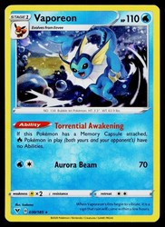 Vaporeon 030/185 Vivid Voltage Cosmos Holo Promo