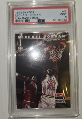 1992 SKYBOX MJ USA X 7 PSA LOT - Picture 8 of 9