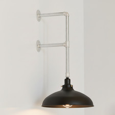 Industrial Water Pipe Wall Light Modern Conduit Fitting Pipe E27  Wall Lamp