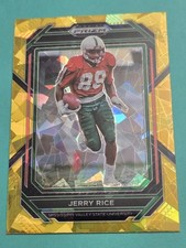 2023 Panini Prizm Draft Picks - Jerry Rice #51 Gold Ice Prizm