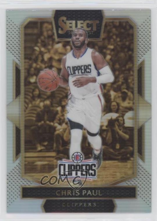 2016-17 Panini Select Courtside Silver Prizm Chris Paul #210 k7p