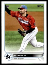 2022 Topps Zach Pop Rookie Miami Marlins #108