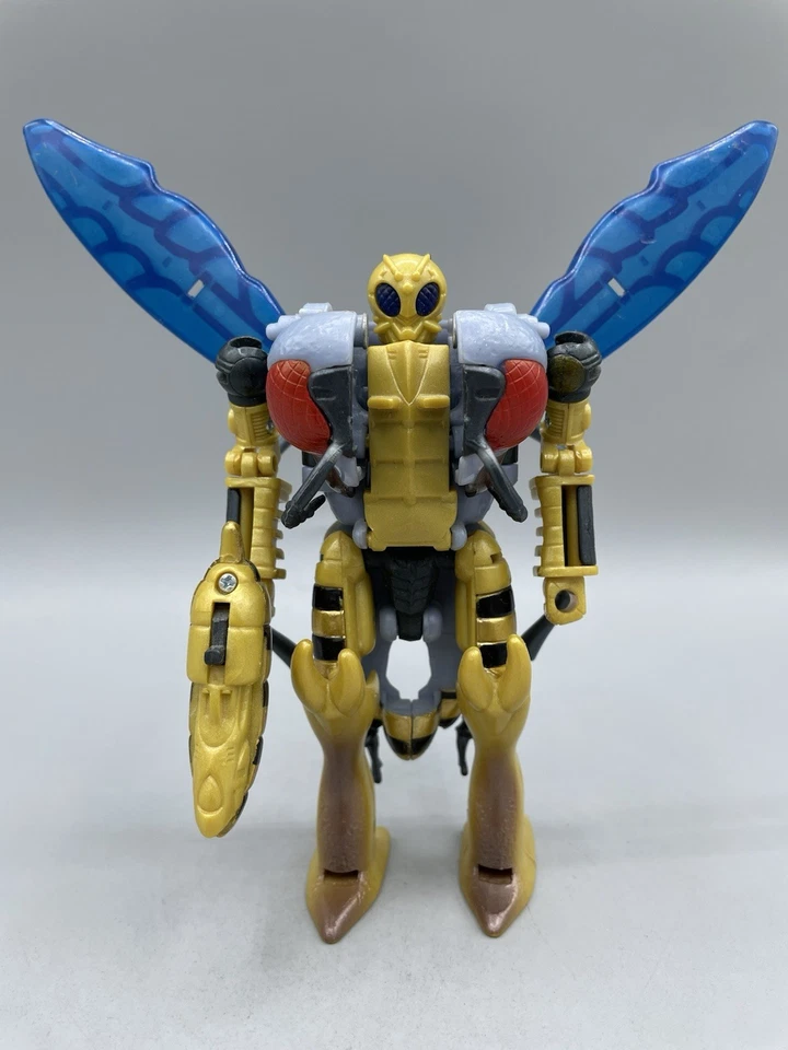 Transformers Beast Wars 1996 Waspinator Deluxe Blue Wings Fox Kids Complete - Image 3 of 4
