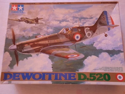Rare - DEWOITINE D.520 - Kit Tamiya n° 61048- 1/48 - Photo 1/3