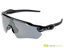 Oakley Radar EV Path Polarized Sunglasses OO9208-07 Polished Black/Black Iridium
