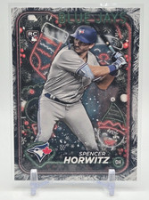 2024 TOPPS HOLIDAY SPENCER HORWITZ RC METALLIC TREE SP VARIATION H76 BLUE JAYS