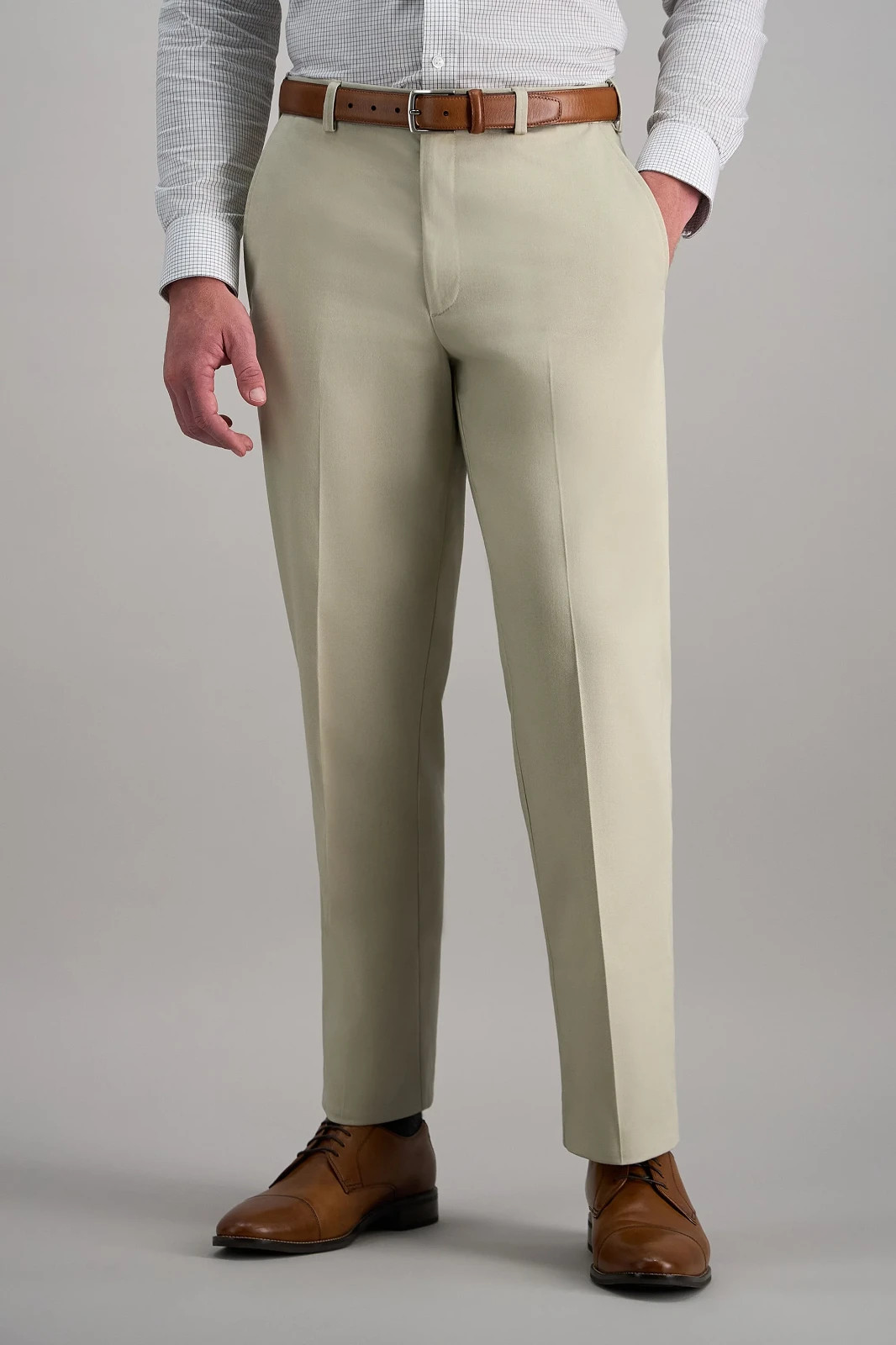 Khaki Pant Expandable Waist  Big & Tall 44 X 32 Nwt