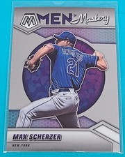 2022 Mosaic Men of Mastery #MM-6 Max Scherzer New York Mets Baseball Card M4