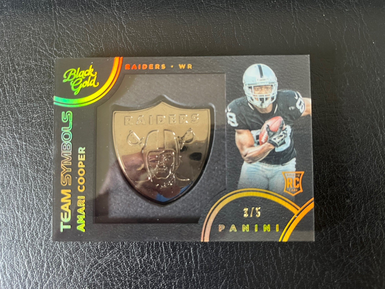 2015 Panini Black Gold Team Symbols Amari Cooper RC  3/5 #TMS-44