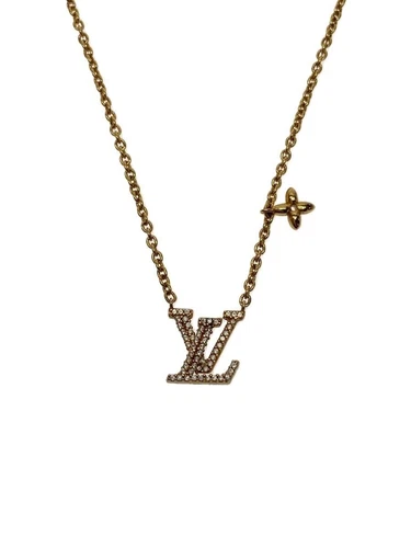 LOUIS VUITTON（LV） Collana donna LOUIS VUITTON LV iconica in oro placcato con top M00596 AK1253