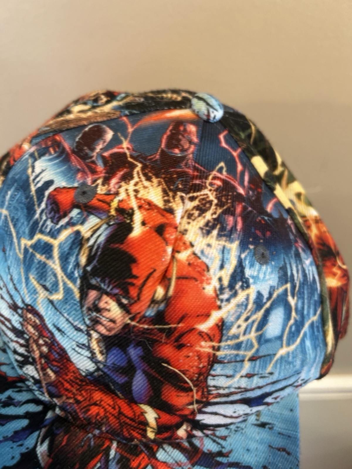 Flash DC Comics Snapback Hat Multicolor Adjustable - image 2