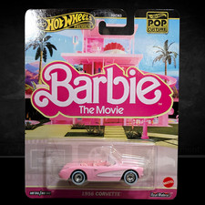 Barbie The Movie 1956 Corvette Hot Wheels Premium Pop Culture Diecast Car