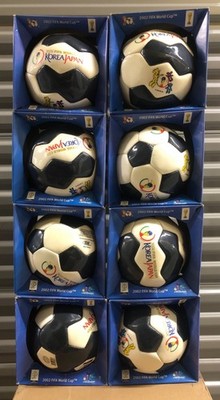 (8) 2002 FIFA World Cup KOREA JAPAN Official Soccer Balls Size 5 PLEASE READ