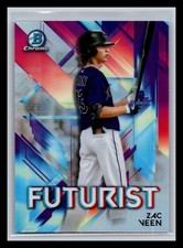 Zac Veen Colorado Rockies #FUT-ZV Bowman 2021 Bowman Chrome Futurist