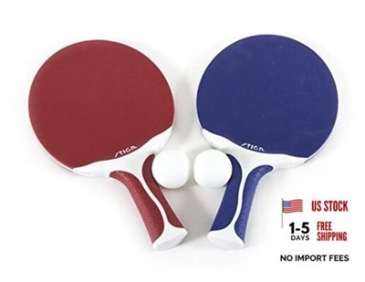 Flow Outdoor 2-Player Table Tennis Set Includes Two Outdoor Rackets and Two