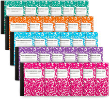 Mini Composition Notebooks 30Pk Pastel Pocket Size 4.5x3.25 Kids School Notes