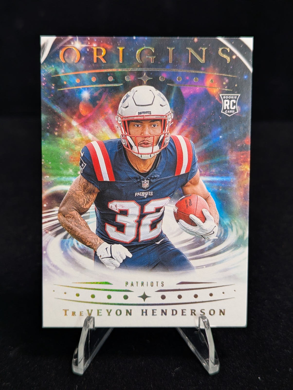 Treveyon Henderson 2025 Panini Origins Rookie #105 RC Patriots