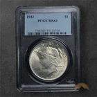 1923 Silver Peace Dollar $1 - PCGS MS63 - Philadelphia
