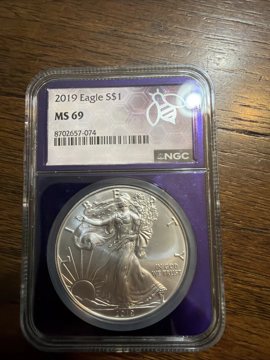 American Eagle MS 69 Graded 2019 Silver Bullion Coins for sale | eBay