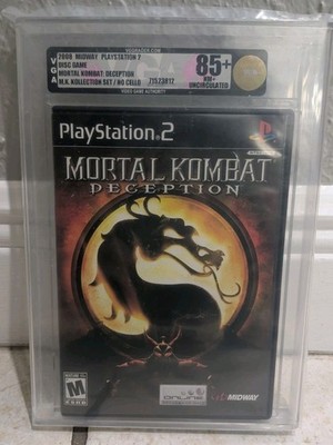 Mortal Kombat Deception PS2 Graded VGA 85+ NM+ CIB Uncirculated