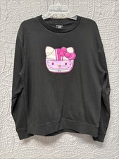 HELLO KITTY AND FRIENDS Sanrio TOKYO SPEED Pullover SWEATSHIRT Black L