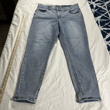 Ava  Viv Jeans Juniors Size 17 Mid Rise Skinny Stretchy   Light Wash Jeans