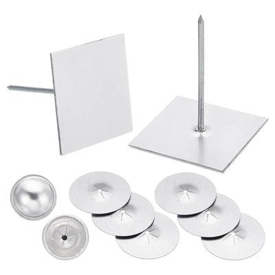 100Set Tile Backer Board Washers 5x5cm Fixing Self Locking Insulation Board
