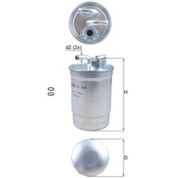 Kraftstofffilter Mahle KL 554D FüR Audi VW Seat A6 C6 A4 B7 Avant