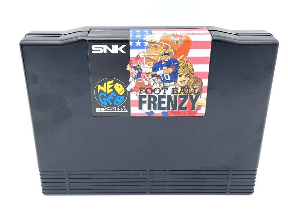 Neo Geo AES FOOT BALL FRENZY SNK ROM Cartridge Excellent Tested from JAPAN - Image 2 of 4