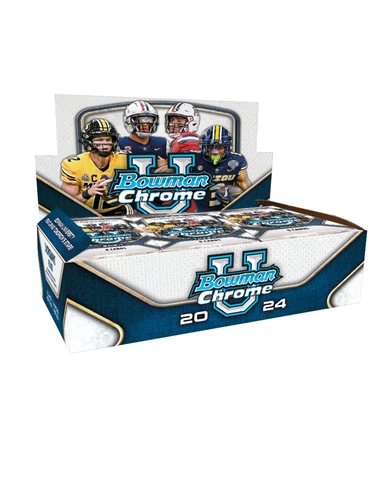 2024 Bowman University Chrome Football Hobby Jumbo Box