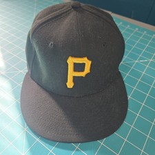 New Era 59FIFTY Pittsburgh Pirates Black Gold P MLB Fitted On-Field Hat 7