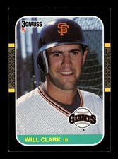WILL CLARK ⚾ 1987 Donruss #66 San Francisco Giants RC EX-NM
