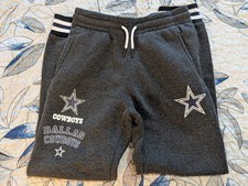 Boys 14/16 Dallas Cowboys Grey Sweats - Used Good Condition NFL Apparel