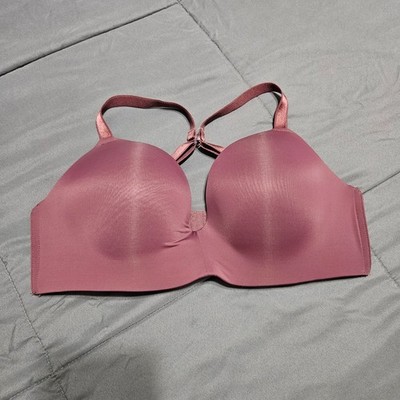 Auden The Bliss Size 36DD Lightly Lined Wireless Bra Berry Red Adjustable Racer