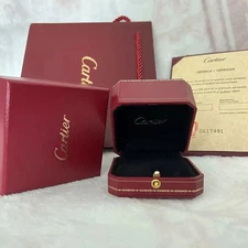 Cartier Jewelry Double RING EMPTY Box & Outer Box & Shopping bag