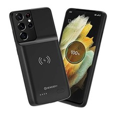 Battery Case for Galaxy S21 Ultra 5G, Qi Wireless Charging case with 4700mAh